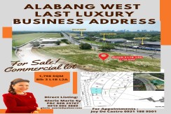 ALABANG WEST – LAST LUXURY BUSINESS ADDRESS COMMWERCIAL LOT